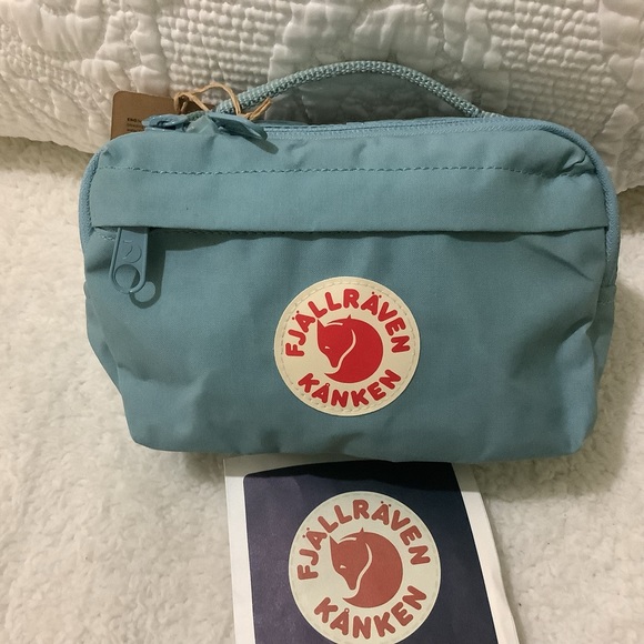 Fjallraven Handbags - Fjallraven Kaken Hip Pack/Sling Shoulder Pack Unisex color 501/Sky Blue NWT